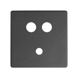 8201092-038 Накладка для коннектора мини-джек + 2RCA, S82, S82N, S82 Detail, графит Simon