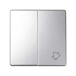 82027-93 Клавиши (2 шт) с пиктограммой "звонок" для двухклавишного выключателя (проходной + кнопочный), S82 D Simon