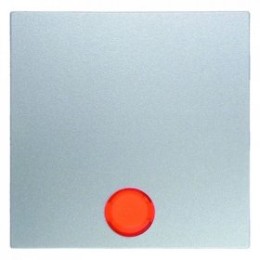 16211404 Клавиша в комплекте с 5 линзами цвет: алюминий, матовый B.1/B.7 Glas Berker