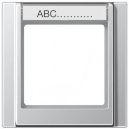 A581NAAL Рамка с шильдиком A 500 Алюминий 1-постовая Jung