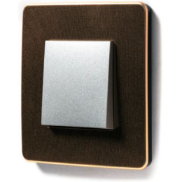 NU280258 Рамка Unica Studio Metal Медь / Антрацит 1-постовая Schneider Electric