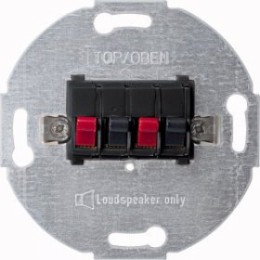 MTN467014 Механизм розетки для аудио быстрозажим,х4,антрацит Merten