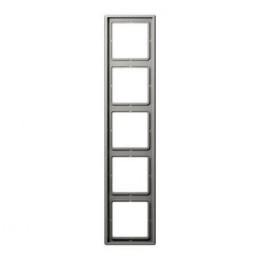 LS985LG Рамка LS 990 Светло-серый 5-постовая Jung