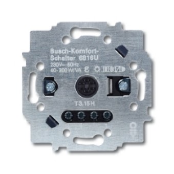 6800-0-2621 (6816 U-500), Механизм для детектора движения (комфортного выключателя) Busch-Komfortschalter, для всех типов ламп, 2300 Вт, ABB
