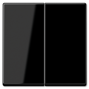 A1565.07SW А 500 Черный Накладка светорегулятора 2-х канального нажимного Jung A серия