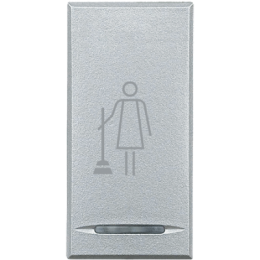 HC4915MR Axolute Клавиша Уберит комн 1м алюм Bticino