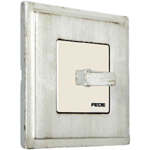 FD01241BD Рамка Provence Белый 1-постовая Fede