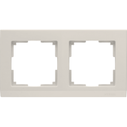 WL04-Frame-02-ivory Рамка на 2 поста (слоновая кость) Stark Werkel a028942