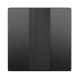 WL04-SW-3G-CP Набор клавиш для выключателя трехклавишного (графит рифленый) Antik Werkel a046621