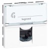 078731 Mosaic Розетка RJ11 2 модуля Legrand