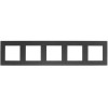2400650-038 Рамка на 5 постов, графит Simon 24