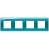 LNA4802M4VD Рамка LivingLight Квадрат Зеленый 2+2+2+2 модуля Bticino