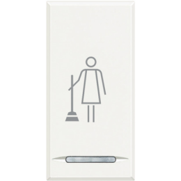 HD4915MR Axolute Клавиша Уберит комн 1м бел Bticino