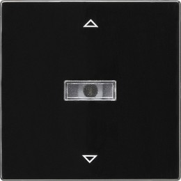 082047 Сенсорный выключатель управления жалюзи Черный Gira S-color