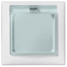 774450 Рамка с крышкой Valena Белый 1-постовая Legrand