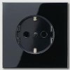 LS1520KISW LS 990 Черный Розетка с заземлением с защитой от детей Jung 16А/250В LS серия