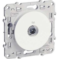 S52R445 ТВ розетка белый Odace Schneider Electric S52R445 ТВ розетка белый Odace Schneider Electric