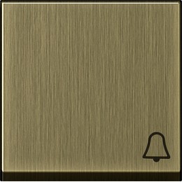 0286603 Клавиша с символом "звонок" Бронза Gira