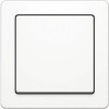 10116089 Рамка Q.1 Полярная белизна с эффектом бархата 1-постовая Berker