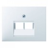 14097009 Центральная панель для UAE/E-DAT Design/Telekom розетка ISDN цвет: полярная белизна, с блеском K.1 Berker