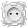 2450441-030 Розетка 2К с защ штор, бел Simon 24