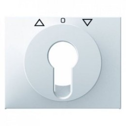 15047109 Центральная панель для жалюзийного замочного выключателя/кнопки цвет: полярная белизна, с блеском K.1 Berker