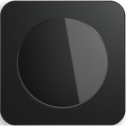 10112116 Рамка R.1 Черный, стекло 1-постовая Berker