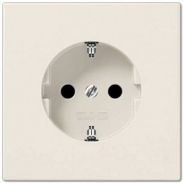 LS1520 Розетка с заземлением Jung 16А/250В LS серия слоновая кость