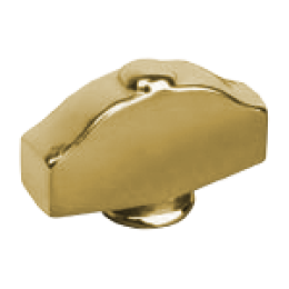 FD02314OR Поворотный выключатель "Овал фигурный", цвет Real Gold FEDE