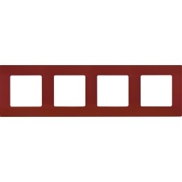 672574 Рамка Etika Какао 4-постовая Legrand