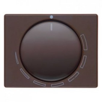 11350021 Центральная панель с регулирующей кнопкой для регулятора числа оборотов цвет: коричневый, с блеском Arsys Berker