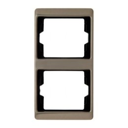 13240001 Рамка Arsys Светло-бронзовый 2-постовая вертикальная Berker
