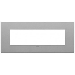 22657.02 Рамка Eikon EXE Серебро 7-модульная Vimar