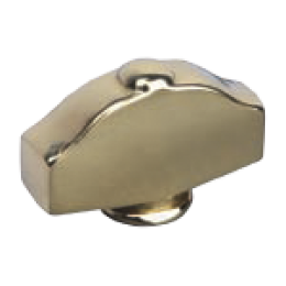 FD02314OB Поворотный выключатель "Овал фигурный", цвет Bright Gold FEDE