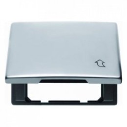 11541004 Промежуточная рамка с откидной крышкой, плоская цвет: нержавеющая сталь Arsys Berker