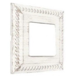 FD01231BD Рамка Provence Белый 1-постовая Fede