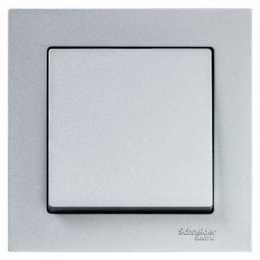 ATN000301 Рамка Atlasdesign Алюминий 1-постовая Schneider Electric