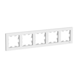 ATN000105 Рамка AtlasDesign Белый 5-постовая Schneider Electric