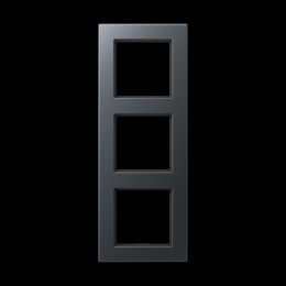 A5583BFANM Рамка A550 Антрацит 3-постовая Jung