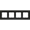10146626 Рамка B.7 Антрацит 4-постовая Berker