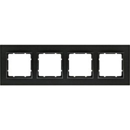 10146626 Рамка B.7 Антрацит 4-постовая Berker