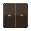 CD595PBR CD 500/CD plus Коричневый Клавиша 2-я жалюзийная Jung