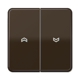 CD595PBR CD 500/CD plus Коричневый Клавиша 2-я жалюзийная Jung