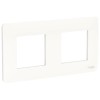 NU200418 Рамка Unica Studio Белый 2-постовая Schneider Electric
