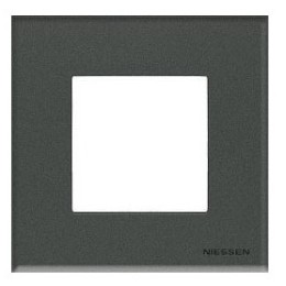 N2271 CF Рамка Zenit Графит 1-постовая ABB