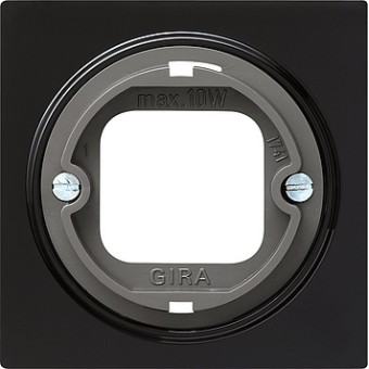 065947 Накладка для штыкового затвора для светового сигнала для крышек со штыковым затвором Черный Gira S-color
