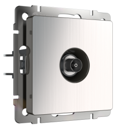 WL02-TV ТВ розетка оконечная (глянцевый никель) Antik Werkel a040408