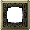 0211662 Рамка Classix Art Бронза / Черный 1-постовая Gira
