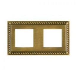 FD01232PB Рамка Sevilla Bright Patina 2-постовая Fede