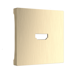 WL10-HDMI-CP Накладка для розетки HDMI (шампань рифленый) Antik Werkel a041305